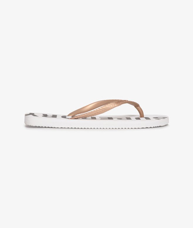 Superdry Damen Code Essential Flip-flops Weiß - Größe: L von Superdry