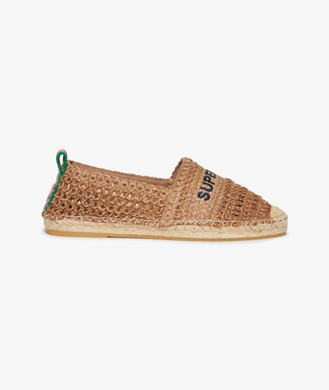 Superdry Women's Raffia Espadrilles mit Stickerei Beige - Größe: 39 Superdry Women's Raffia Espadrilles mit Stickerei Beige - Größe: 39 von Superdry