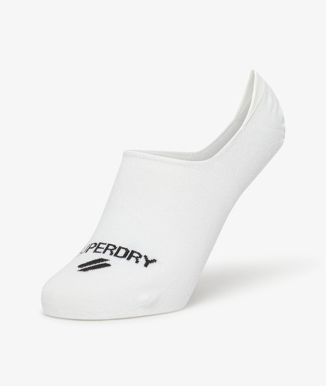 Superdry Damen Coolmax® No Show Socken Weiß - Größe: S/M von Superdry