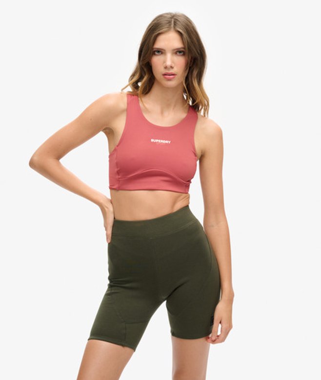 Superdry Damen Core Active BH Braun - Größe: 36 von Superdry