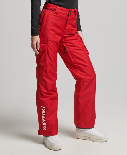 Superdry Women's Sport Rescue Hose Rot - Größe: 36 von Superdry