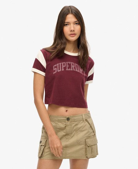 Superdry Women's Utility Parachute Rock Braun - Größe: 36 von Superdry