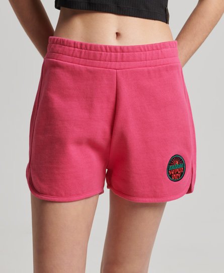 Superdry Women's Vintage Cali Shorts Pink - Größe: 36 von Superdry