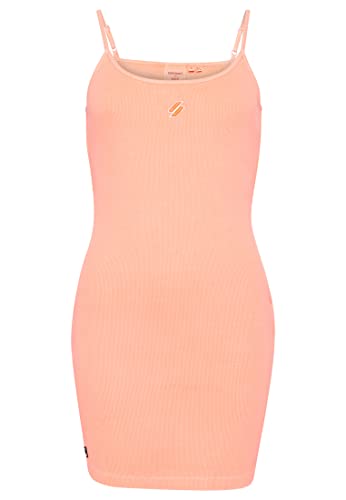 Superdry Womens Code Essential Strappy Dress Lässiges Kleid, Hyper Fire Coral, M von Superdry
