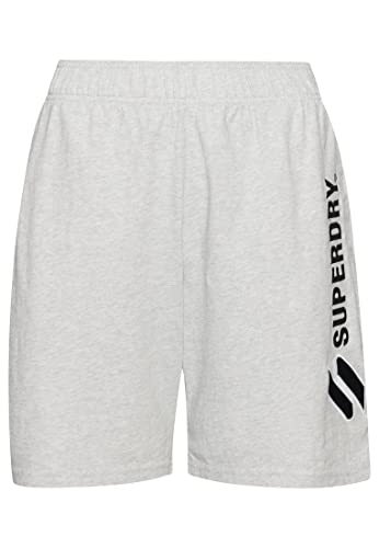 Superdry Womens Code SL Applique Boy Shorts, Cadet Grey Marl, S von Superdry