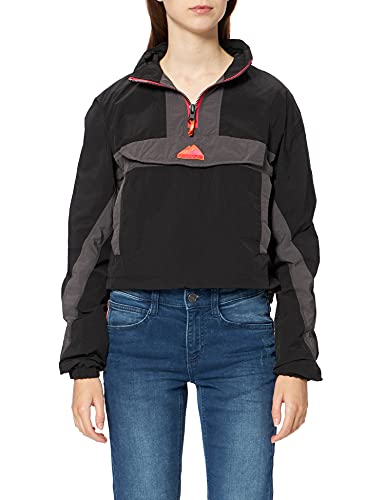 Superdry Womens Colourblock Track Overhead Jacket, Black, L von Superdry