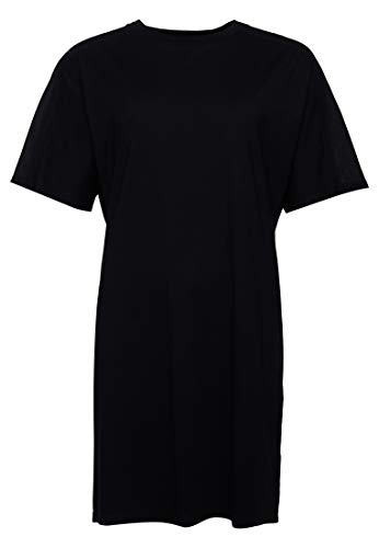 Superdry Womens Cotton MODAL Tshirt Dress, Schwarz, M von Superdry