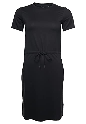 Superdry Womens Drawstring Tshirt Dress, Black, S von Superdry