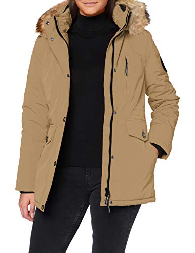 Superdry Womens Everest Parka Jacket, Natural Tan, 38 EU(Herstellergröße:12) von Superdry