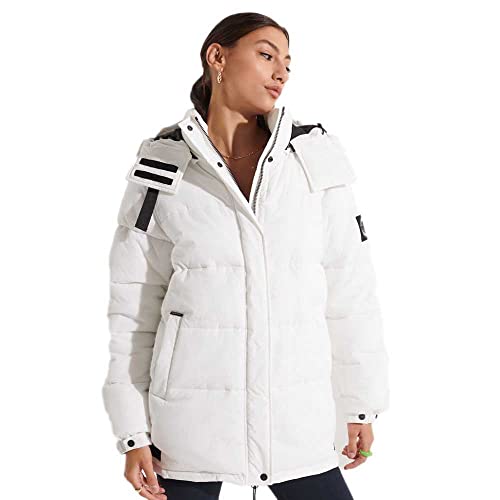 Superdry Womens Expedition Cocoon Parka Jacket, New Chalk, Medium von Superdry