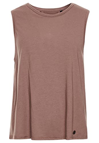 Superdry Womens Flex Loose Open Back Tank T-Shirt, Dark Taupe, Extra Small von Superdry