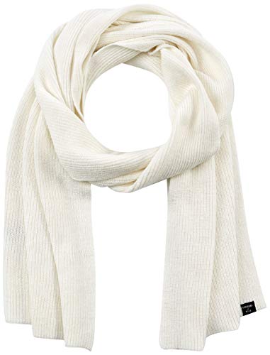 Superdry Womens Heritage Ribbed Fashion Scarf, Cream, Einheitsgröße von Superdry