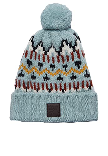 Superdry Womens Intarsia Beanie Hat, Soft Blue Marl, One Size von Superdry