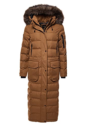 Superdry Womens MF Expedition Long LINE Parka, Sandstone, L von Superdry