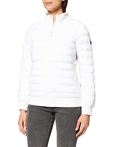 Superdry Womens Motion HYBRID MID Layer Jacket, Optic, Medium von Superdry