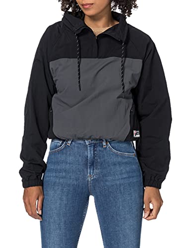 Superdry Womens Overhead Cropped Cagoule, Black, S von Superdry