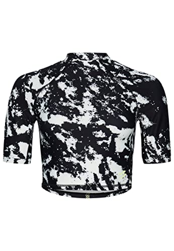 Superdry Womens Run 3/4 Tight Crop Hemd, Mono Etch, X-Large von Superdry