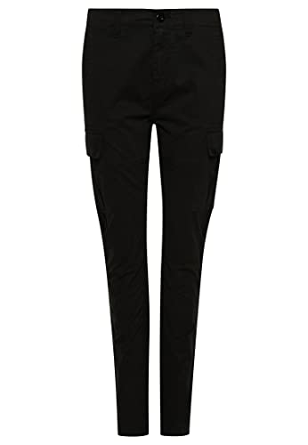 Superdry Womens Slim Cargo Pant Hose, Vulcan Black, 30 von Superdry