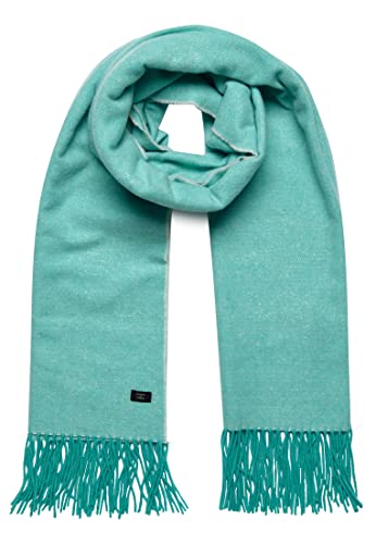 Superdry Womens Studio Knitted Scarf, Aruba Aqua, One Size von Superdry