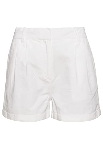 Superdry Womens Studios Linen Shorts, Optic, L von Superdry