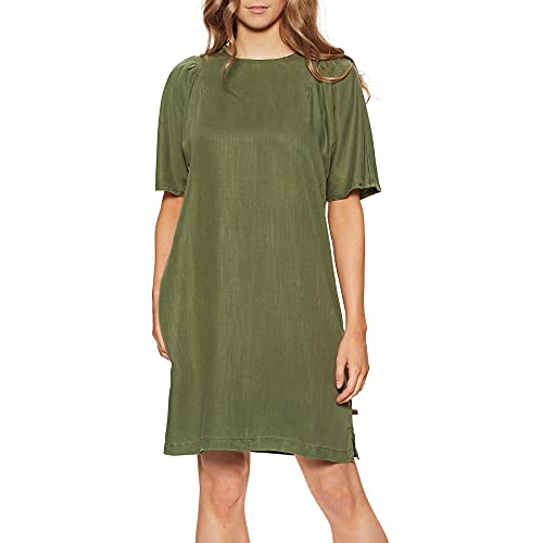 Superdry Womens Tencel Tshirt Dress, Four Leaf Clover, XS von Superdry