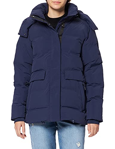 Superdry Womens Train Boxy Puffer Jacket, Rich Navy, Large von Superdry