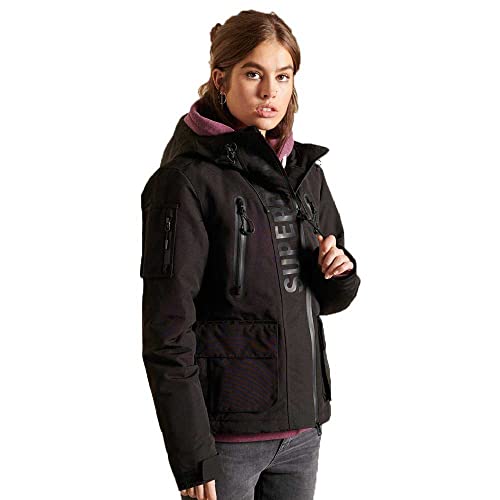 Superdry Womens Ultimate Windcheater Windjacke, Jet Black/Black, L von Superdry