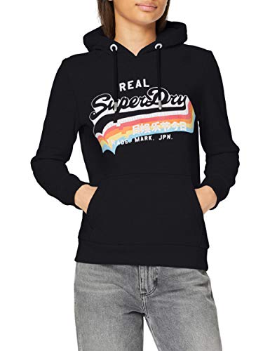 Superdry Womens VL NS Hood Sweater, Eclipse Navy, XS (Herstellergröße:8) von Superdry