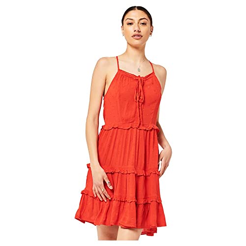 Superdry Womens Vintage Broderie CAMI Dress Lässiges Kleid, Americana Red, M von Superdry