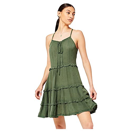 Superdry Womens Vintage Broderie CAMI Dress Lässiges Kleid, Thyme, S von Superdry