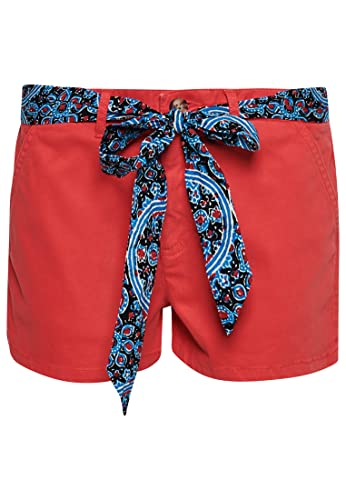 Superdry Womens Vintage Chino HOT Shorts, Soda Pop Red, L von Superdry