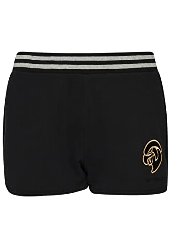 Superdry Womens Vintage Collegiate Shorts, Black, M von Superdry