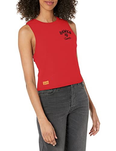 Superdry Womens Vintage Collegiate Tank Weste, Rebel Red, M von Superdry