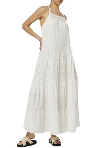 Superdry Womens Vintage LACE CAMI Maxi Dress Lässiges Kleid, Brilliant White, M von Superdry