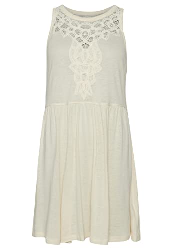 Superdry Womens Vintage LACE Racer Dress Lässiges Kleid, Oatmeal, L von Superdry