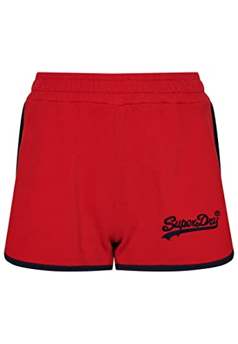 Superdry Womens Vintage VL College Shorts, Varsity Red, M von Superdry