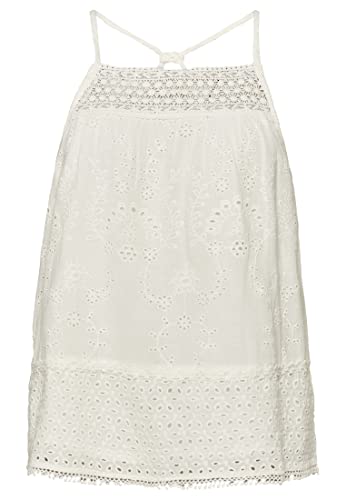 Superdry Womens Vintage Woven LACE TOP Trägershirt/Cami Shirt, Brilliant White, S von Superdry