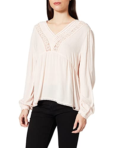 Superdry Womens Jenny LACE TOP Blouse, Peach Blush, S von Superdry