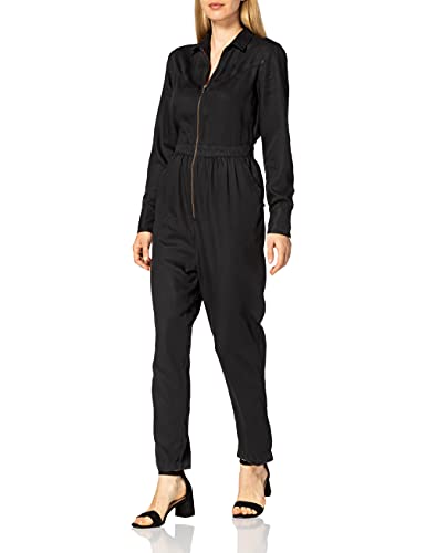 Superdry Womens Western Jumpsuit Dress, Washed Black, M von Superdry