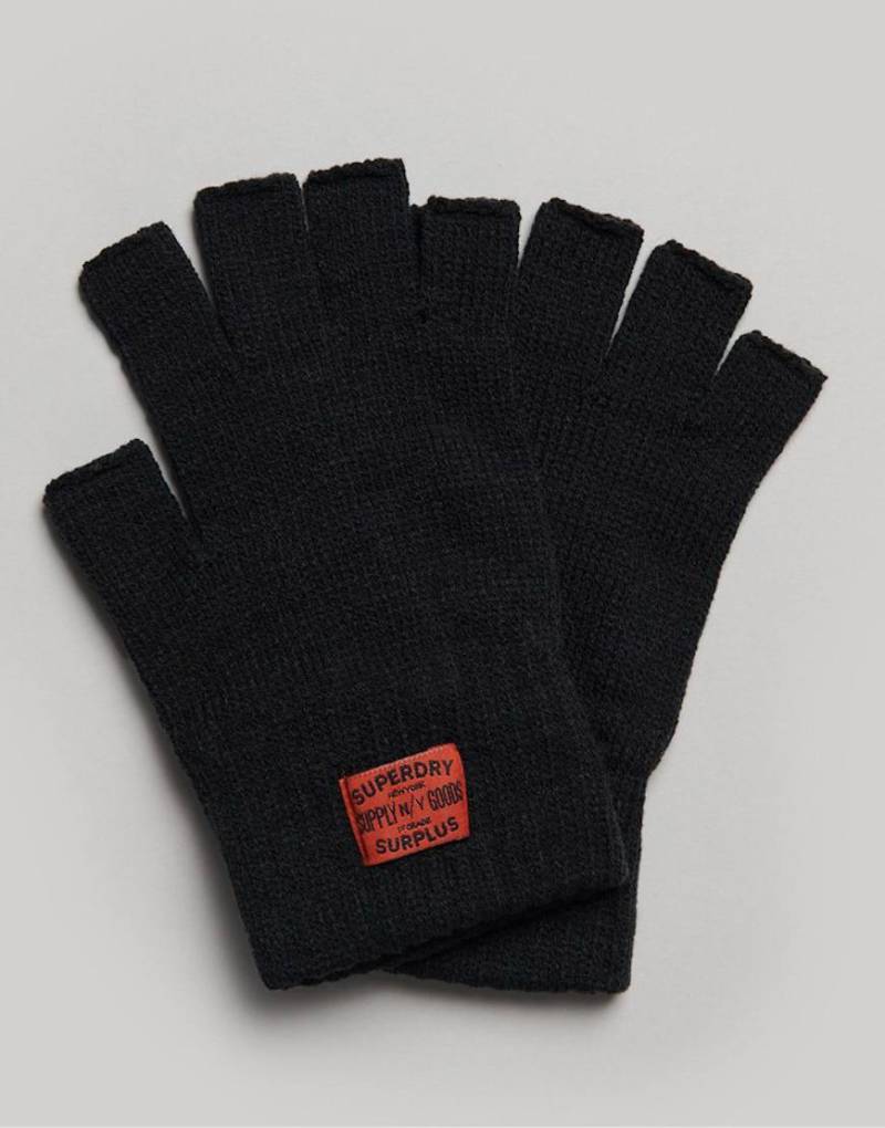 Superdry - Workwear - Strickhandschuhe in Schwarz von Superdry