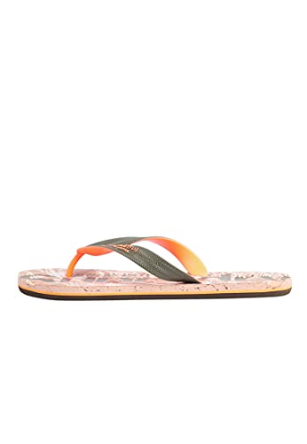 Superdry Herren Cork FLIP Flop Slipper, Fluro Orange, Small EU von Superdry