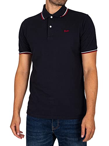 Vintage Tipped S/S Polo Businesshemd, von Superdry