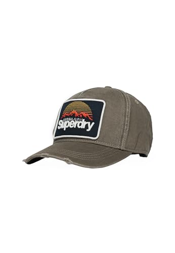 superdry Damen Graphic Trucker Cap Baskenmütze, Kaki, One Size von Superdry