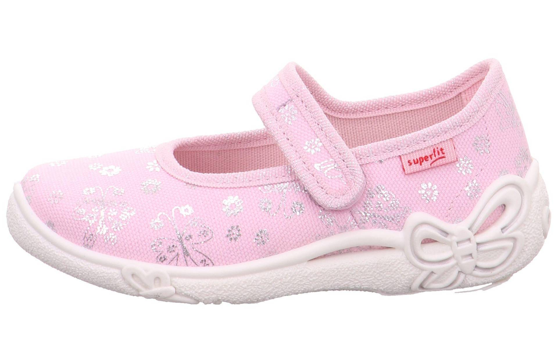 Superfit Damenschuhe Hausschuhe ROSA/SILBER ROSA/SILBER - Gr. - 25 von Superfit