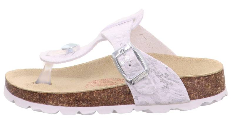 FUSSBETTPANTOFFEL WEISS/SILBER - Gr. - 32 von Superfit