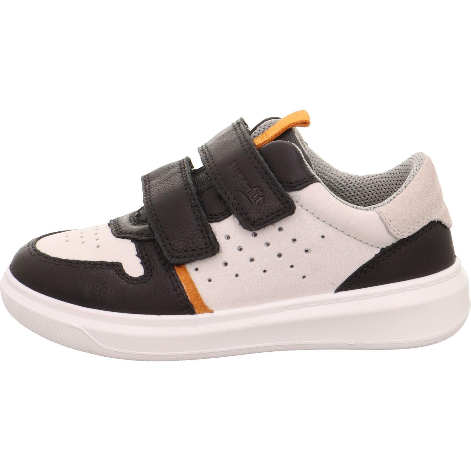 Halbschuh Leder \ COSMO SCHWARZ/WEIß - Gr. - 33 von Superfit