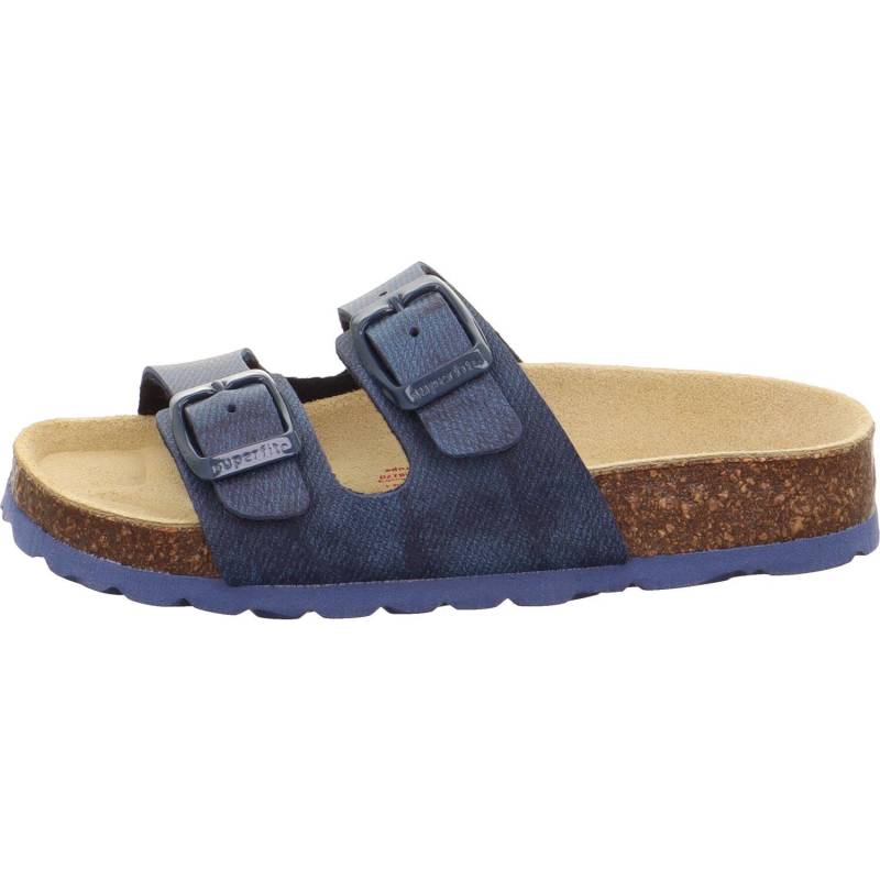 Hausschuh Synthetik \ FUSSBETT blau - Gr. - 39 von Superfit