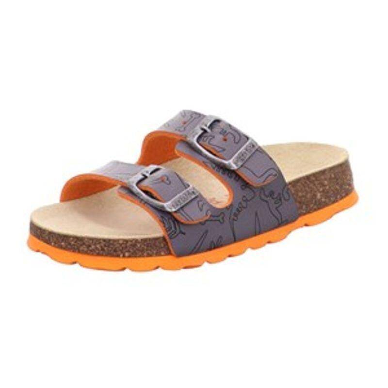 Hausschuh Synthetik \ FUSSBETTPANTO GRAU - Gr. - 40 von Superfit