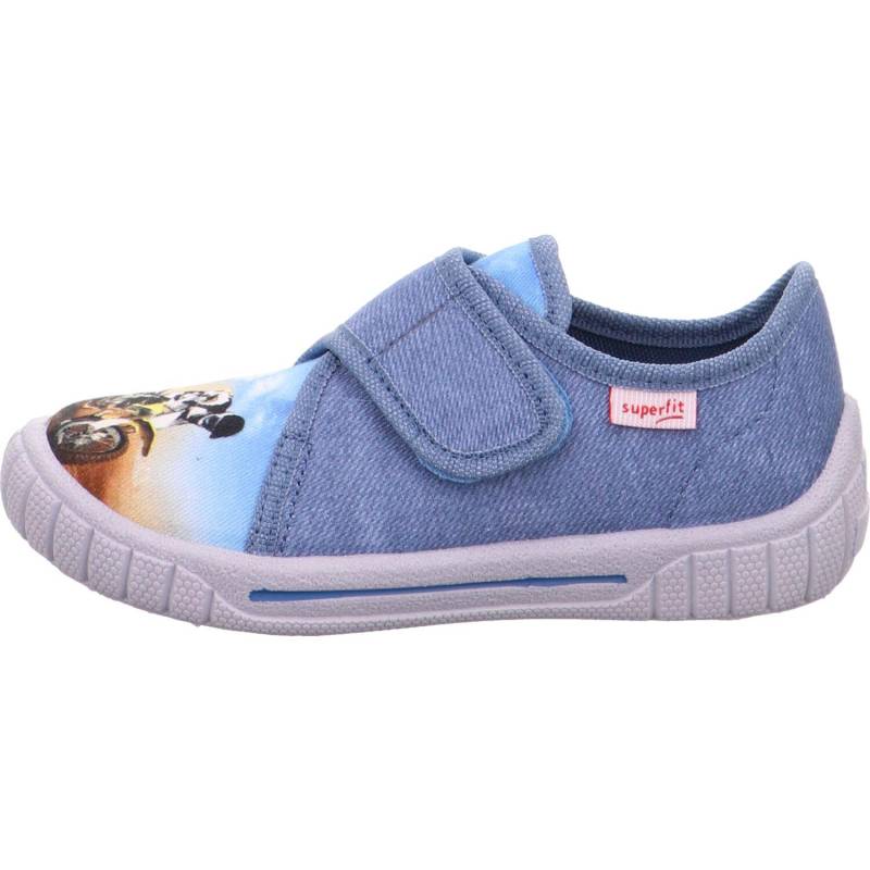 Hausschuh Textil \ BILL BLAU - Gr. - 23 von Superfit