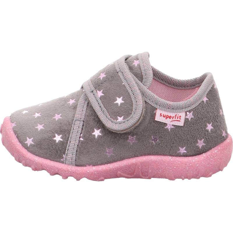 Hausschuh Textil \ SPOTTY GRAU - Gr. - 26 von Superfit
